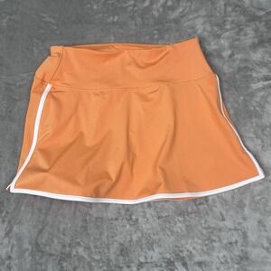 NEW DSG Active Orange Skort Size L Golf Pickleball Tennis High Rise